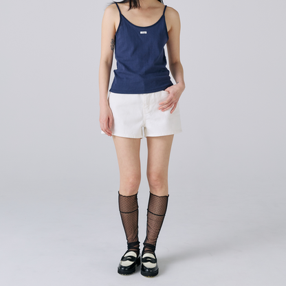 《mused》Emb Denim Shorts