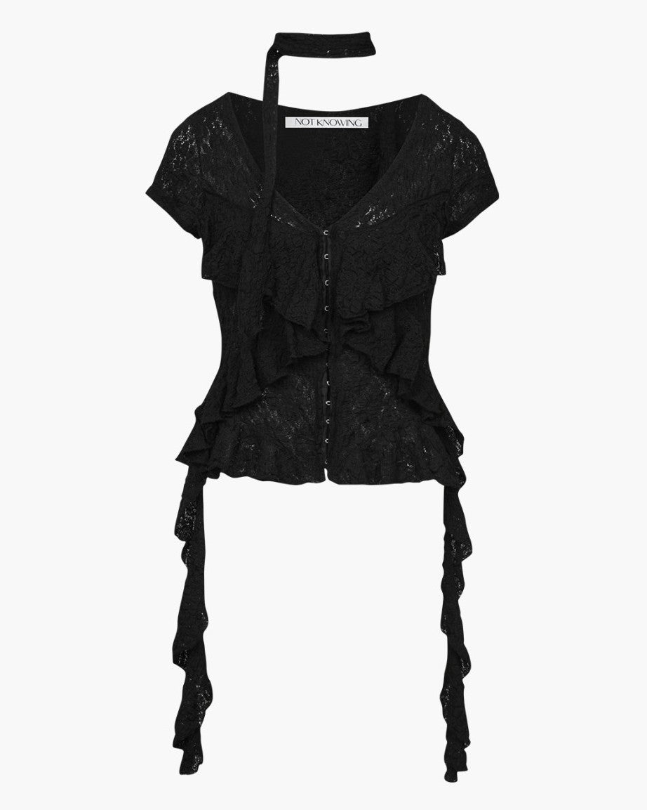 Grunge Ruffle Blouse