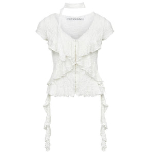 Grunge Ruffle Blouse