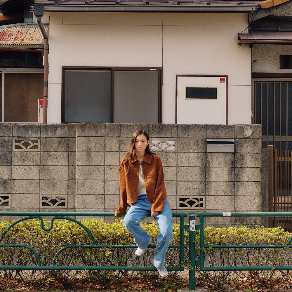《mused》Heart Bleach Jeans