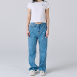 Heart Bleach Jeans