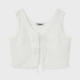 LACE PATCH SLEEVELESS