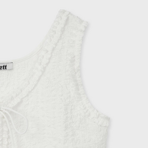 LACE PATCH SLEEVELESS