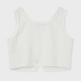 LACE PATCH SLEEVELESS