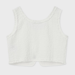 LACE PATCH SLEEVELESS