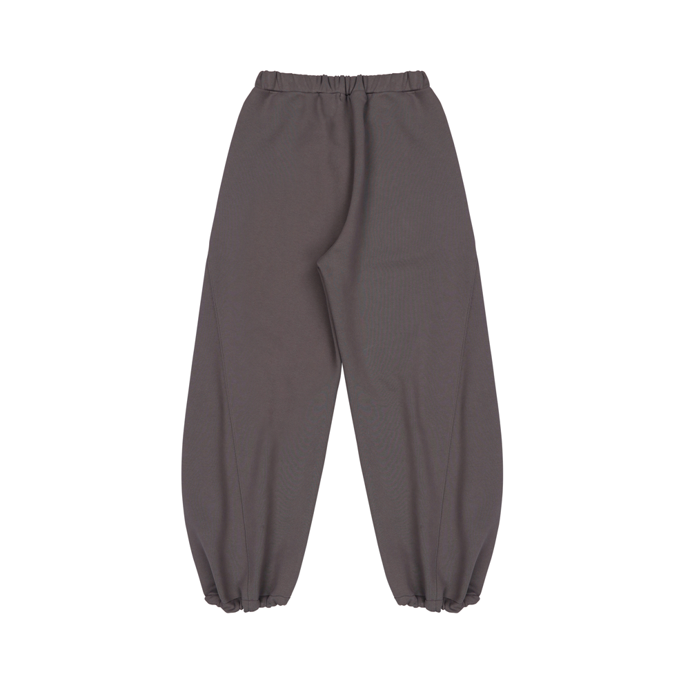 LOGO CURVED SWEAT PANTS