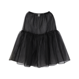 LR DOT SEE-THROUGH LAYERD SKIRT