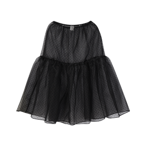 LR DOT SEE-THROUGH LAYERD SKIRT