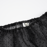 LR DOT SEE-THROUGH LAYERD SKIRT