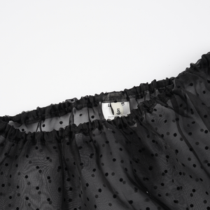 LR DOT SEE-THROUGH LAYERD SKIRT