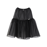 LR DOT SEE-THROUGH LAYERD SKIRT