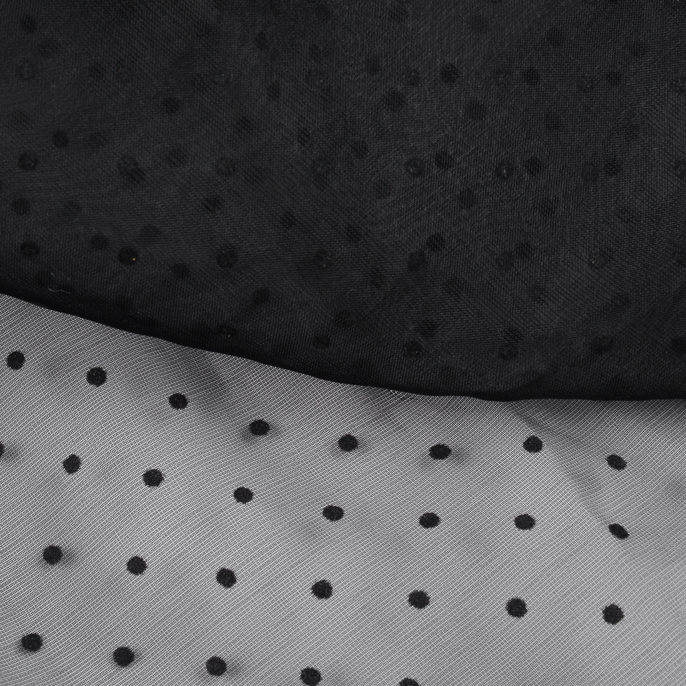 LR DOT SEE-THROUGH LAYERD SKIRT