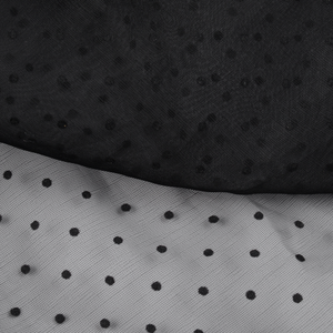 LR DOT SEE-THROUGH LAYERD SKIRT