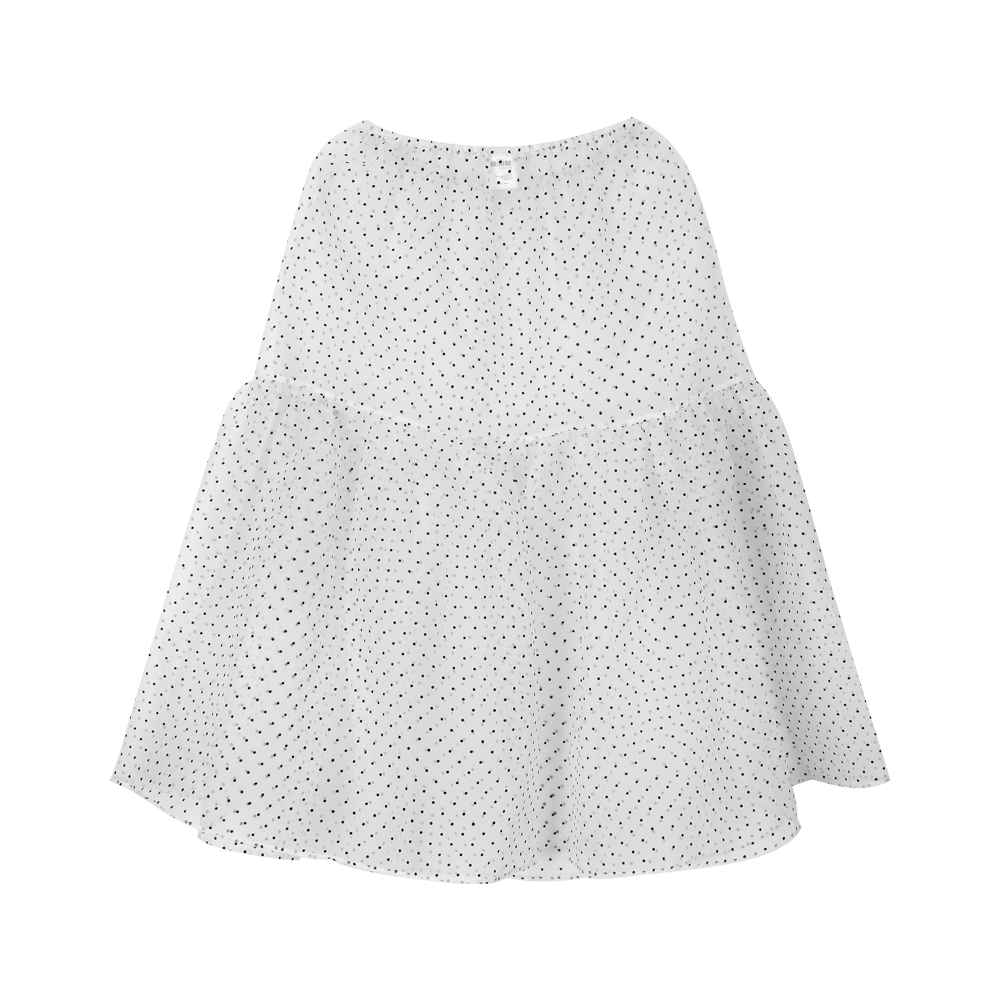 LR DOT SEE-THROUGH LAYERD SKIRT