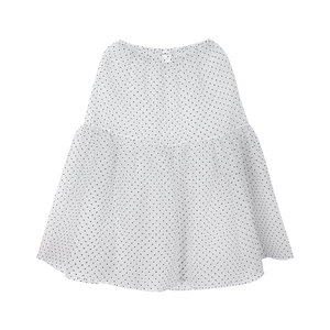 LR DOT SEE-THROUGH LAYERD SKIRT