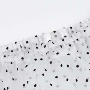 LR DOT SEE-THROUGH LAYERD SKIRT