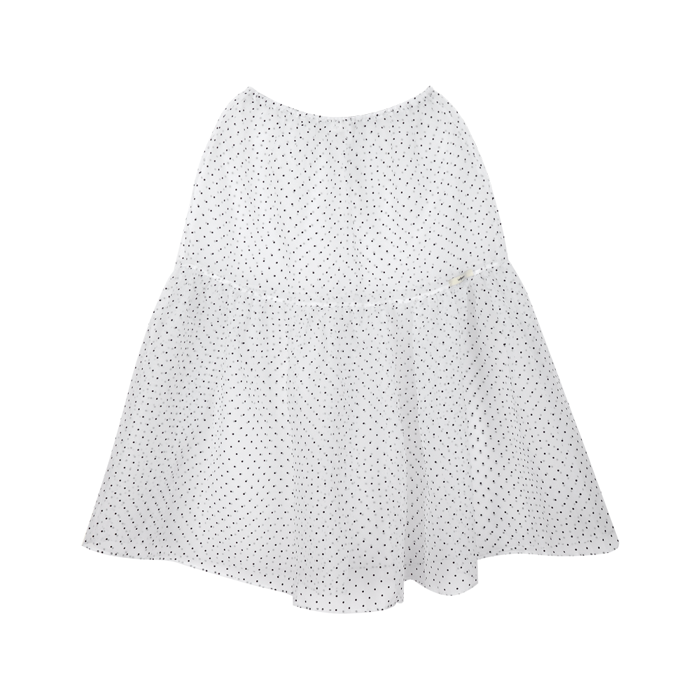 LR DOT SEE-THROUGH LAYERD SKIRT