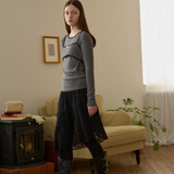 LR LACE LAYERED SKIRT