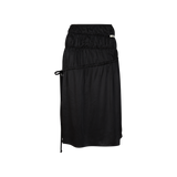 LR SHIRRING MIDI SKIRT