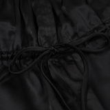 LR SHIRRING MIDI SKIRT