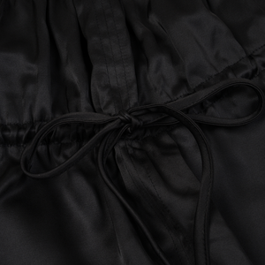 LR SHIRRING MIDI SKIRT