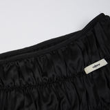 LR SHIRRING MIDI SKIRT