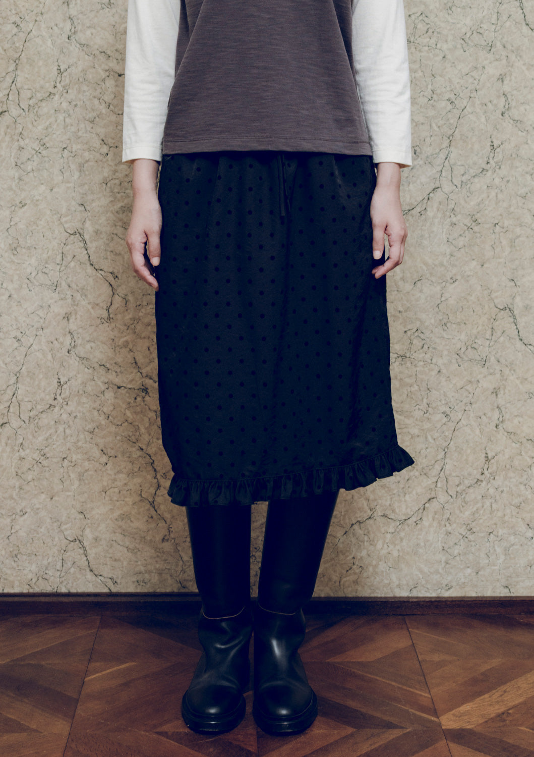 Mused Lucky frill skirt