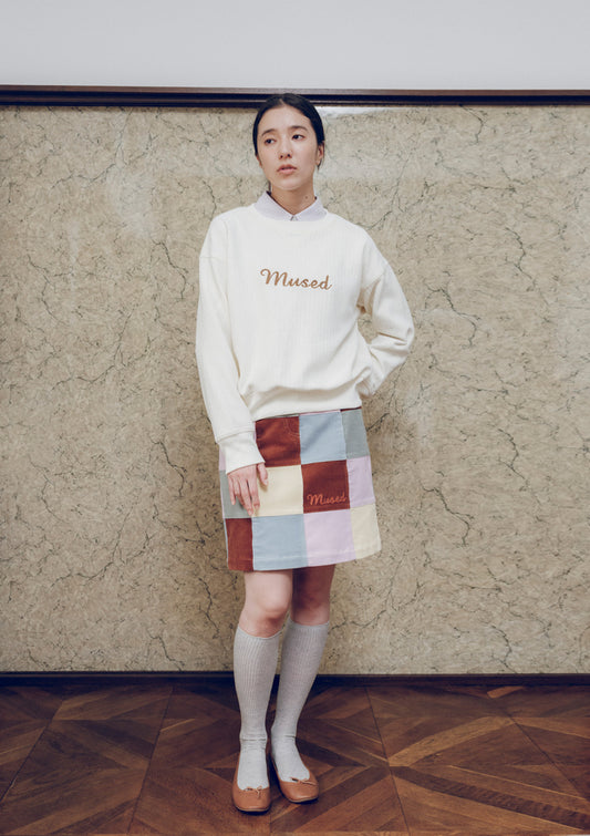 先行予約販売 - Mused Patchwork Corduroy Skirt