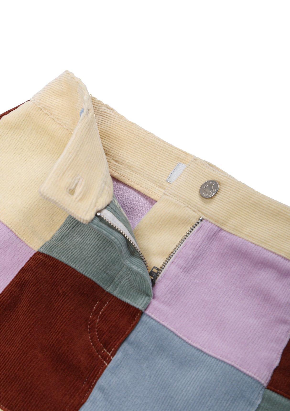 Mused Patchwork Corduroy Skirt