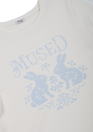 Mused Rabbit Waffle T-shirts