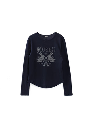 Mused Rabbit Waffle T-shirts