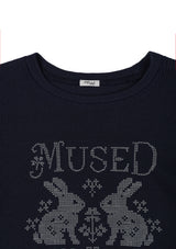 Mused Rabbit Waffle T-shirts