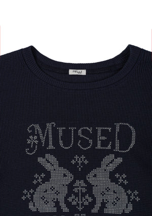 Mused Rabbit Waffle T-shirts