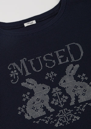 Mused Rabbit Waffle T-shirts
