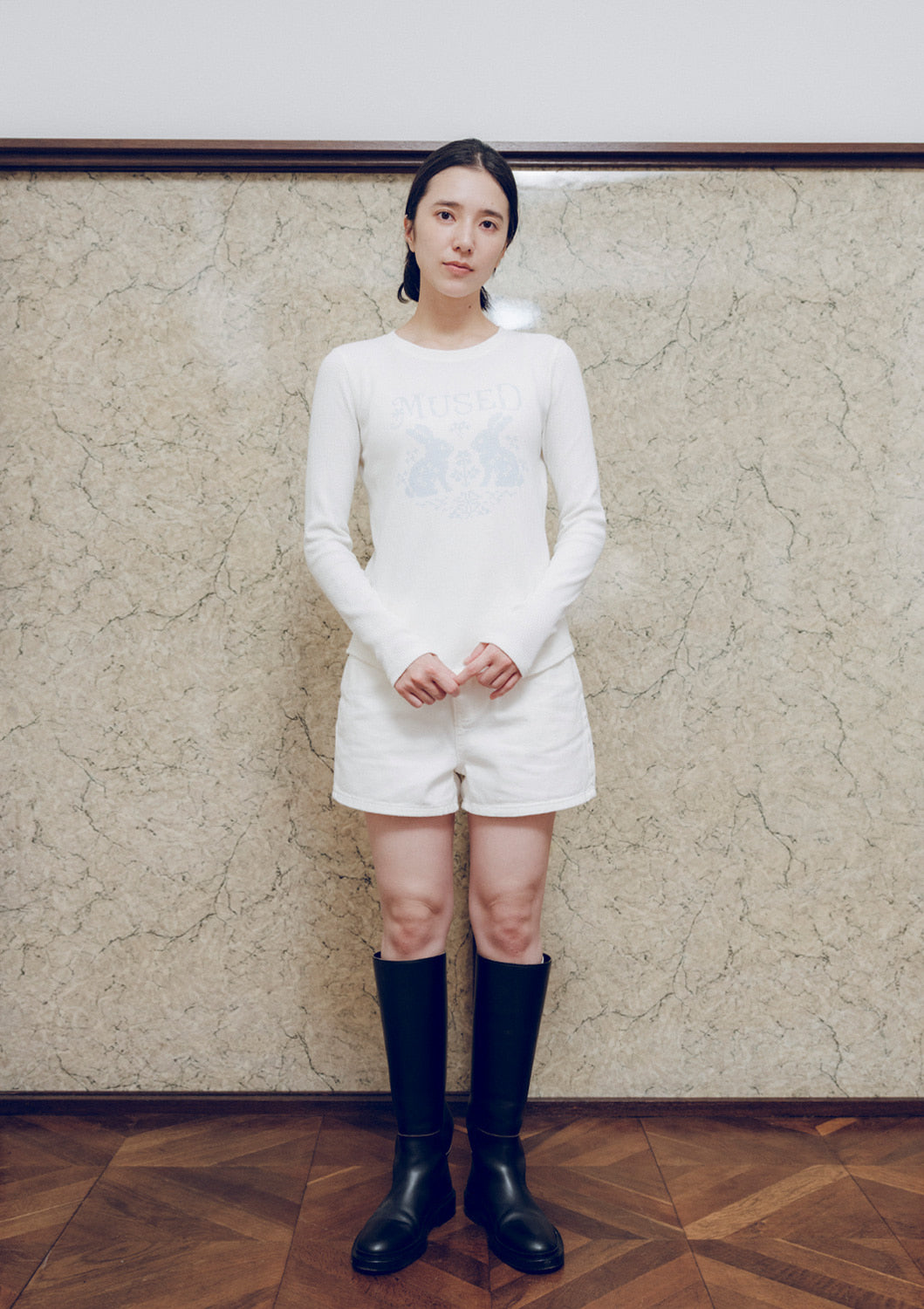 先行予約販売 - Mused Rabbit Waffle T-shirts