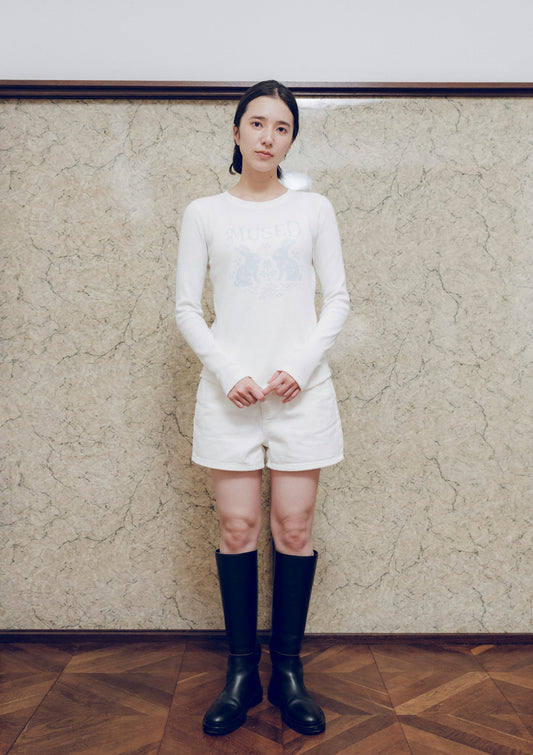 先行予約販売 - Mused Rabbit Waffle T-shirts