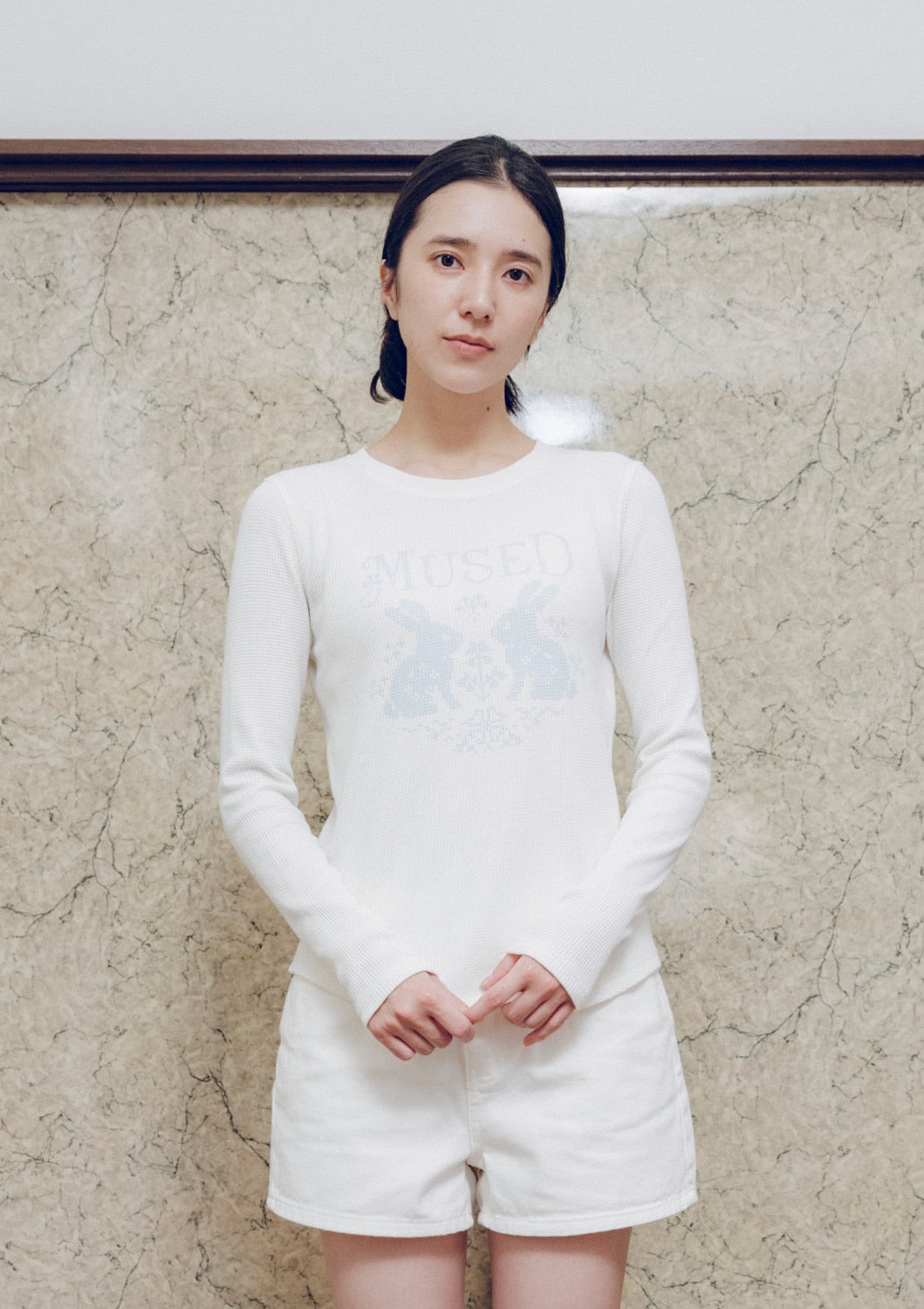 先行予約販売 - Mused Rabbit Waffle T-shirts