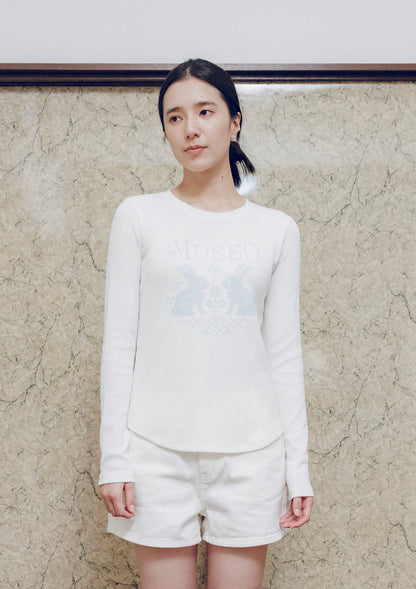 先行予約販売 - Mused Rabbit Waffle T-shirts