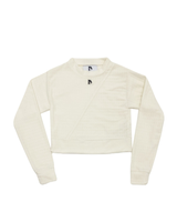 POLAR FLEECE LOGO CROP T-SHIRT