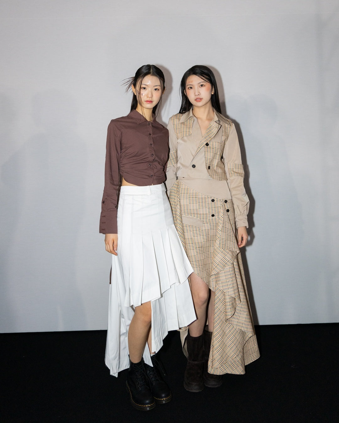 SHIRRING LONG SLEEVE SHIRT