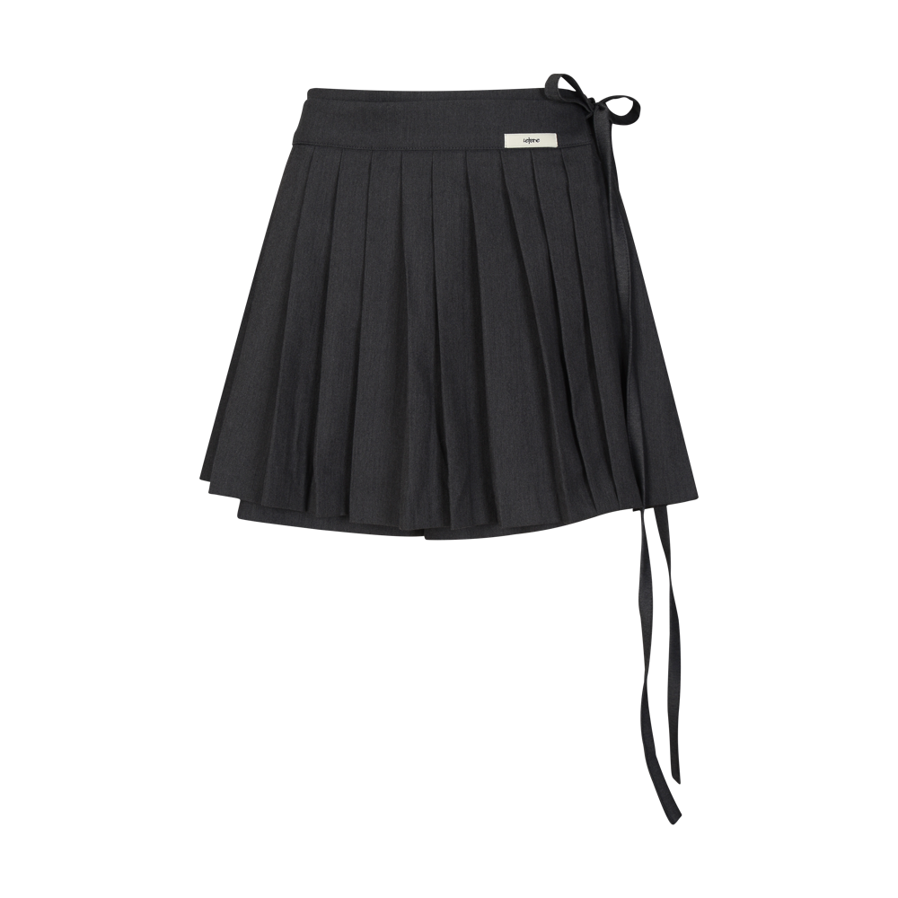 PLEATS MINI SKIRT PANTS
