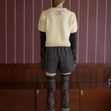 PLEATS MINI SKIRT PANTS