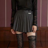 PLEATS MINI SKIRT PANTS