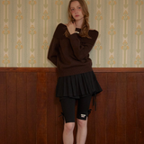 PLEATS MINI SKIRT PANTS