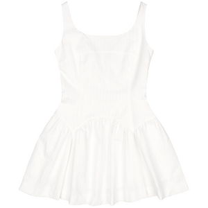 RIBBON STRAP SLEEVELESS DRESS