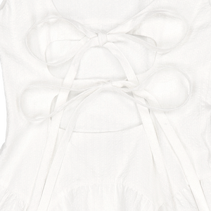 RIBBON STRAP SLEEVELESS DRESS