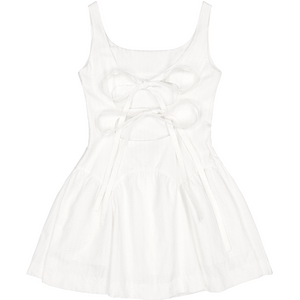 RIBBON STRAP SLEEVELESS DRESS