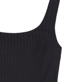 RIBBON STRAP SLEEVELESS DRESS