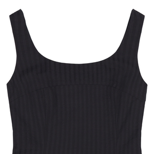 RIBBON STRAP SLEEVELESS DRESS