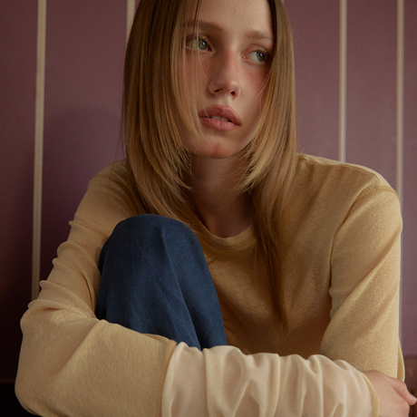 SEE-THROUGH LONG SLEEVE T-SHIRT